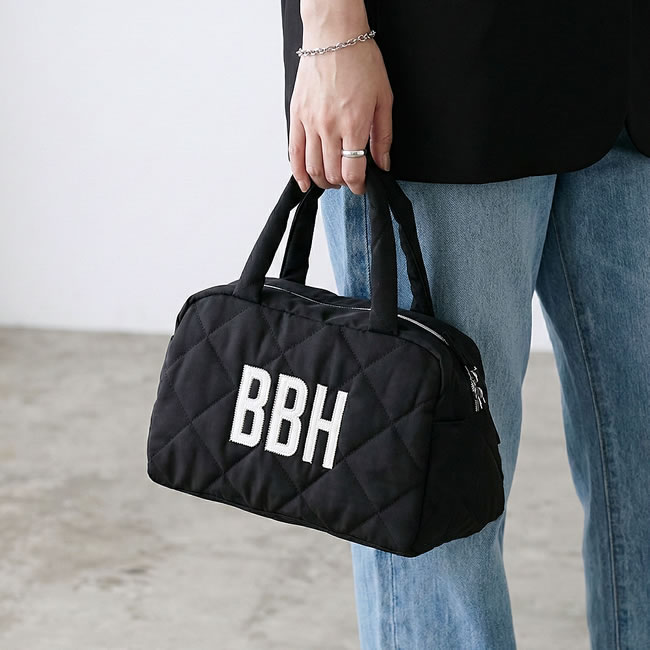 キルティング ミニボストンバッグ 保冷対応 ランチバッグ ｜ゼネラル