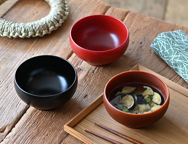 SL大樹記念品　会津塗お椀 Amazon.co.jp: 会津塗り「御吸物椀」大樹漆器 耕造作 木箱入り 5