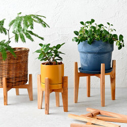 マホガニー ポットスタンド