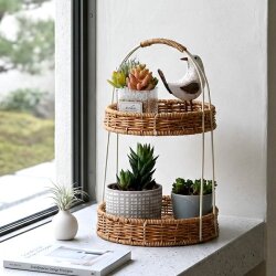 ユティル ラウンド2段ラック