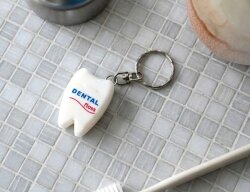 デンタルフロス キーホルダー 2個セット