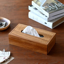Teak Wood ティッシュケース