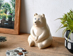 シロクマの貯金箱