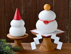 雪だるま / 鏡餅 2WAY オブジェ