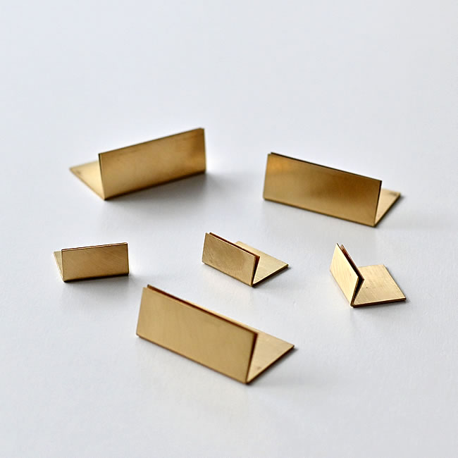  
BRASS カードスタンド 3個セット 